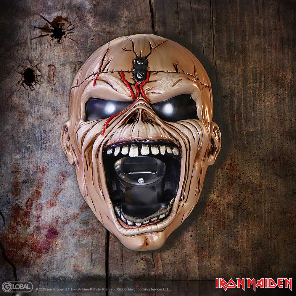 Iron Maiden Eddie The Trooper Wall Bottle Opener 19cm