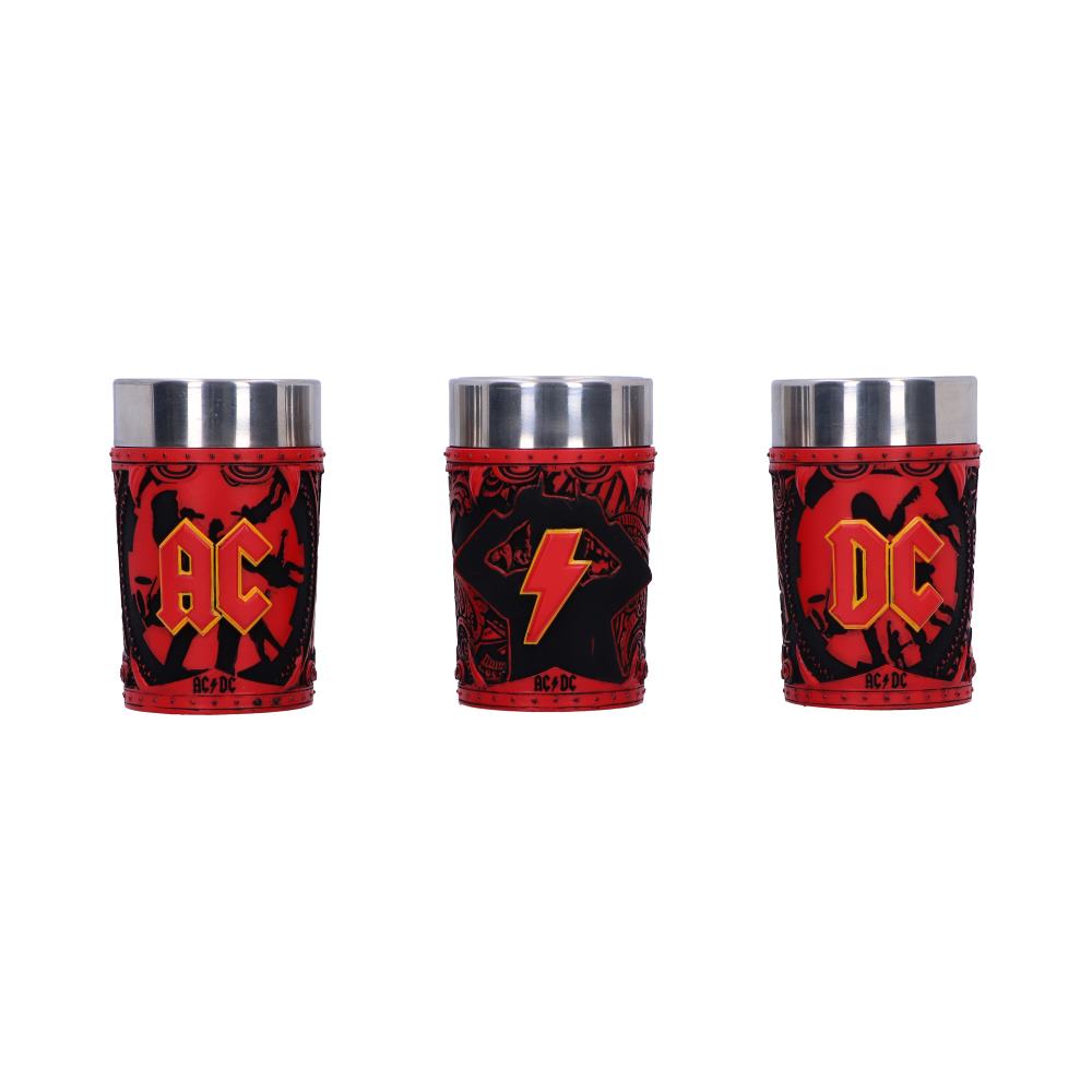 AC/DC Logo Shot Glass Set of 3, 8.7cm