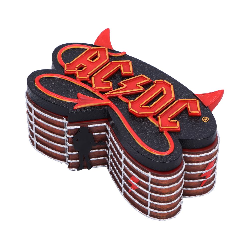 AC/DC Guitar Storage Box, Officially Licensed Resin Collectible