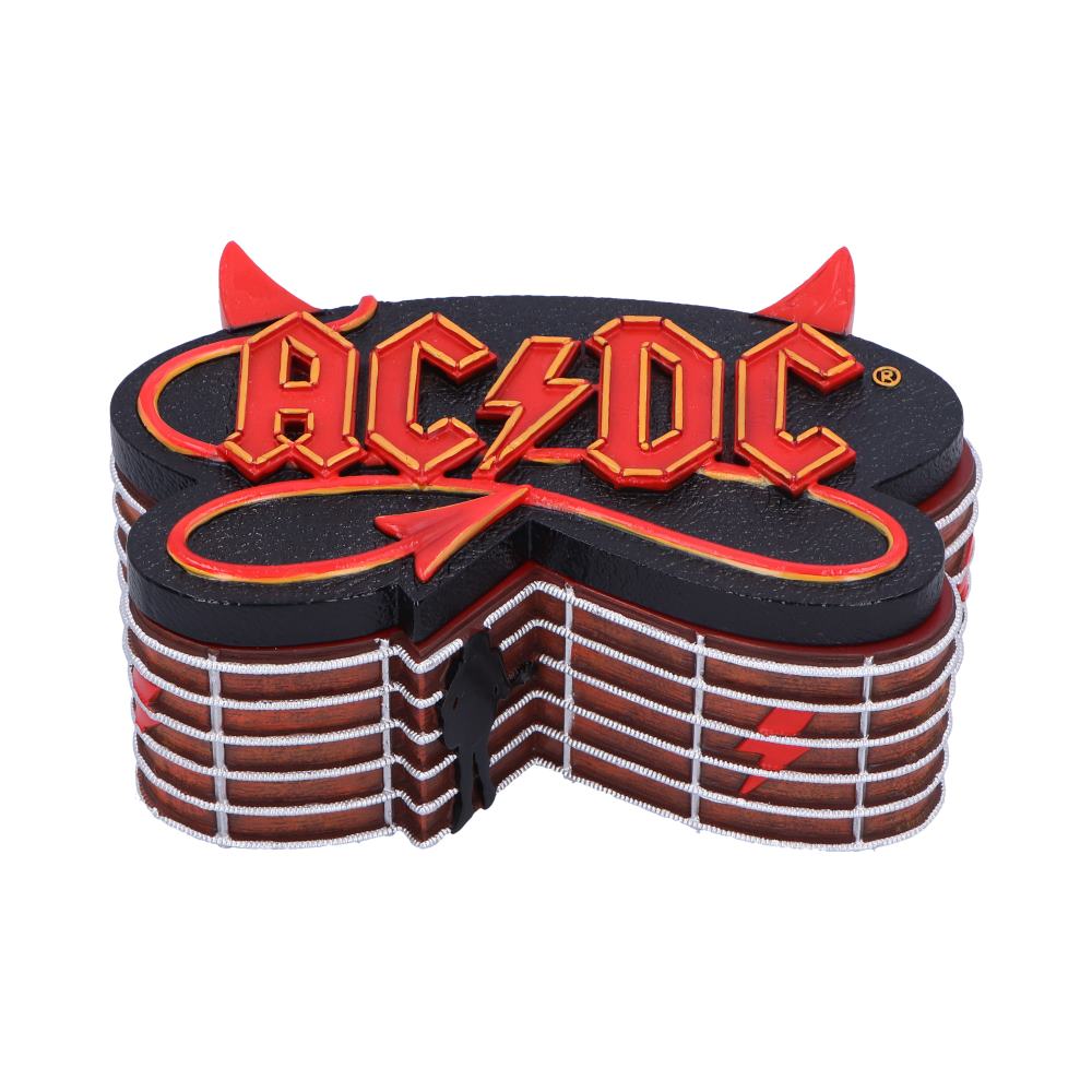 AC/DC Guitar Storage Box, Officially Licensed Resin Collectible