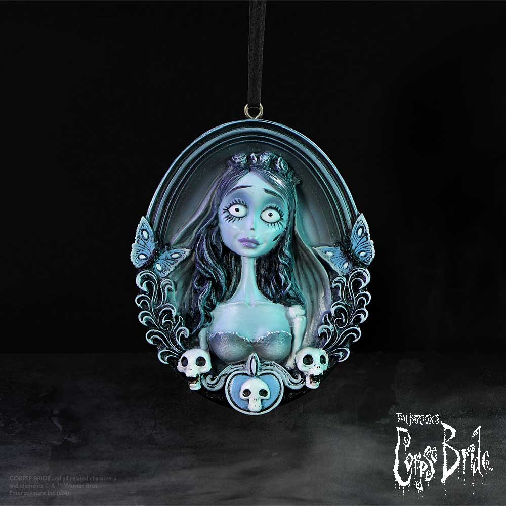 Corpse Bride Emily Portrait Hanging Ornament, 8.5cm