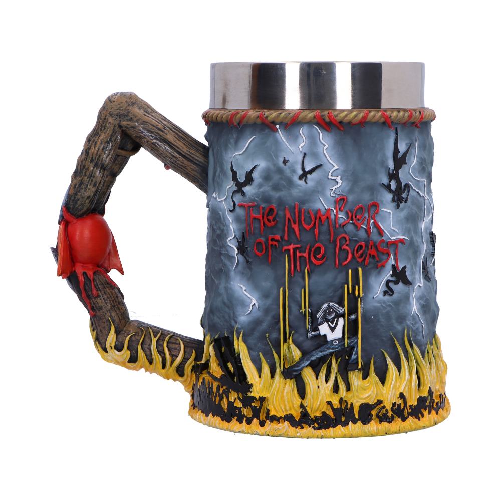 Iron Maiden The Number of the Beast Tankard, 16cm | Nemesis Now