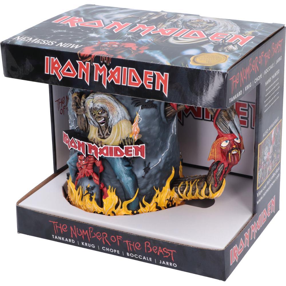 Iron Maiden The Number of the Beast Tankard, 16cm | Nemesis Now