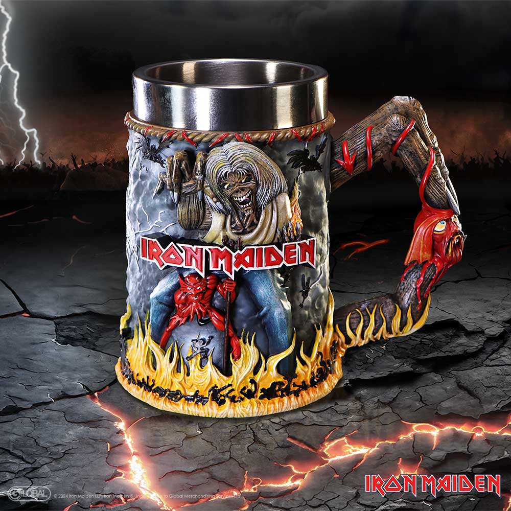 Iron Maiden The Number of the Beast Tankard, 16cm | Nemesis Now