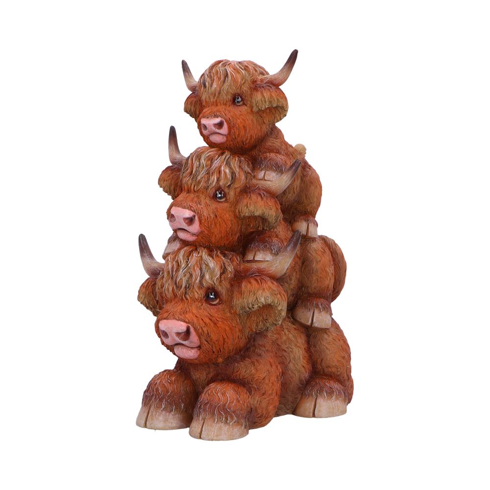 Nemesis Now Highland Totem Highland Cow Figurine – 17.5cm
