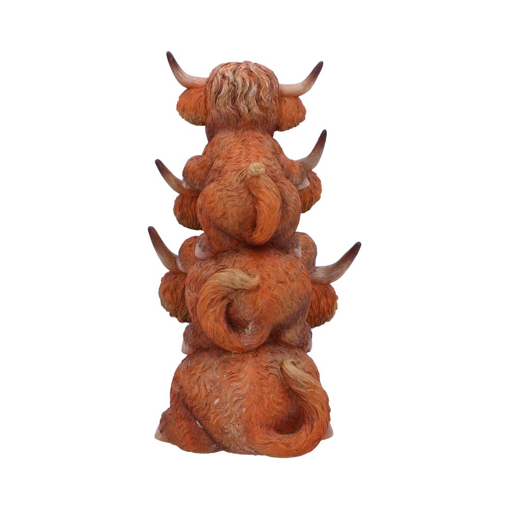 Nemesis Now Highland Totem Highland Cow Figurine – 17.5cm