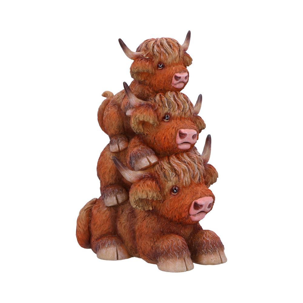 Nemesis Now Highland Totem Highland Cow Figurine – 17.5cm