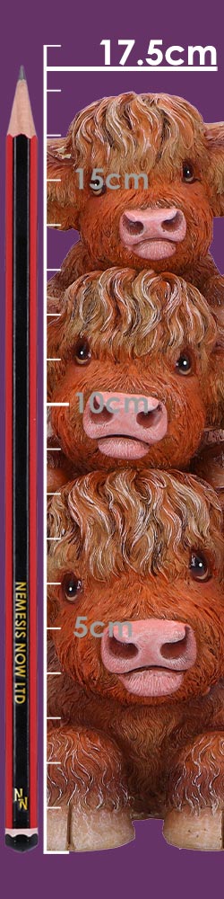Nemesis Now Highland Totem Highland Cow Figurine – 17.5cm