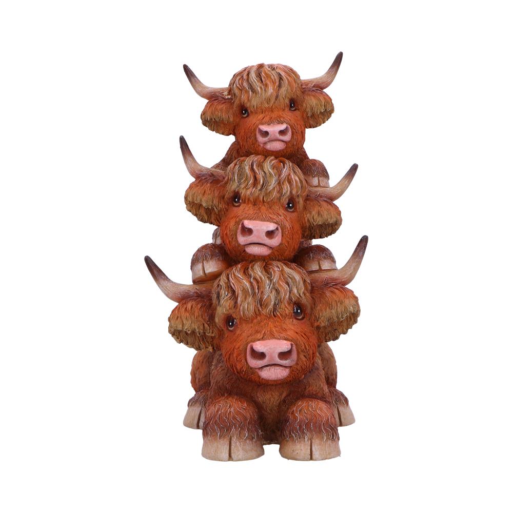 Nemesis Now Highland Totem Highland Cow Figurine – 17.5cm