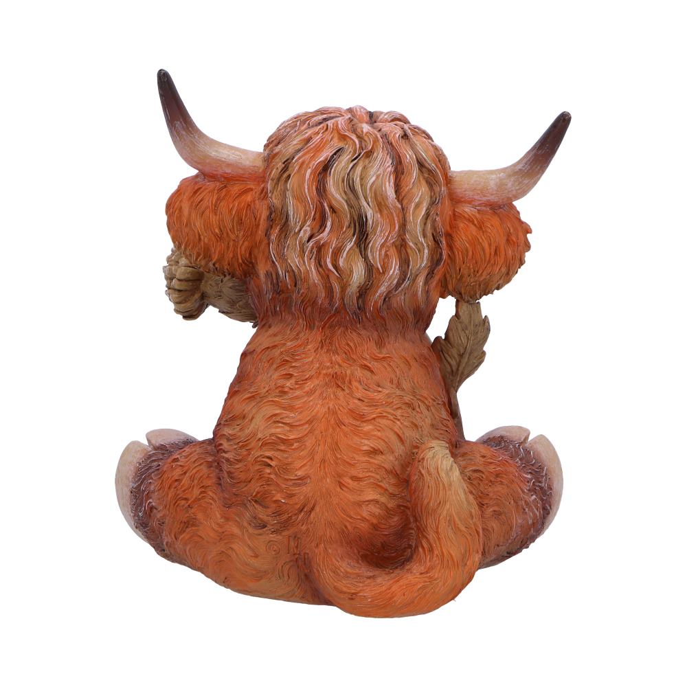 Nemesis Now Highland Thistle Highland Cow Figurine – 10.5cm