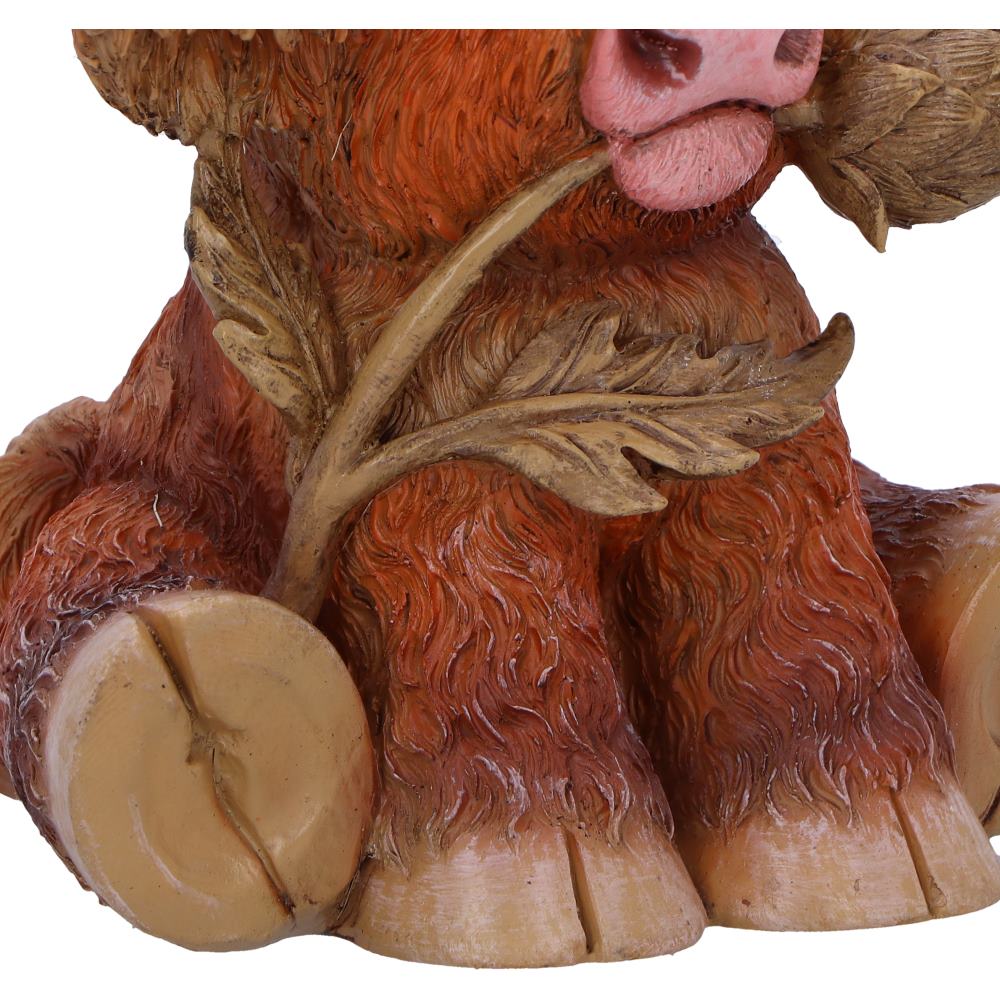 Nemesis Now Highland Thistle Highland Cow Figurine – 10.5cm