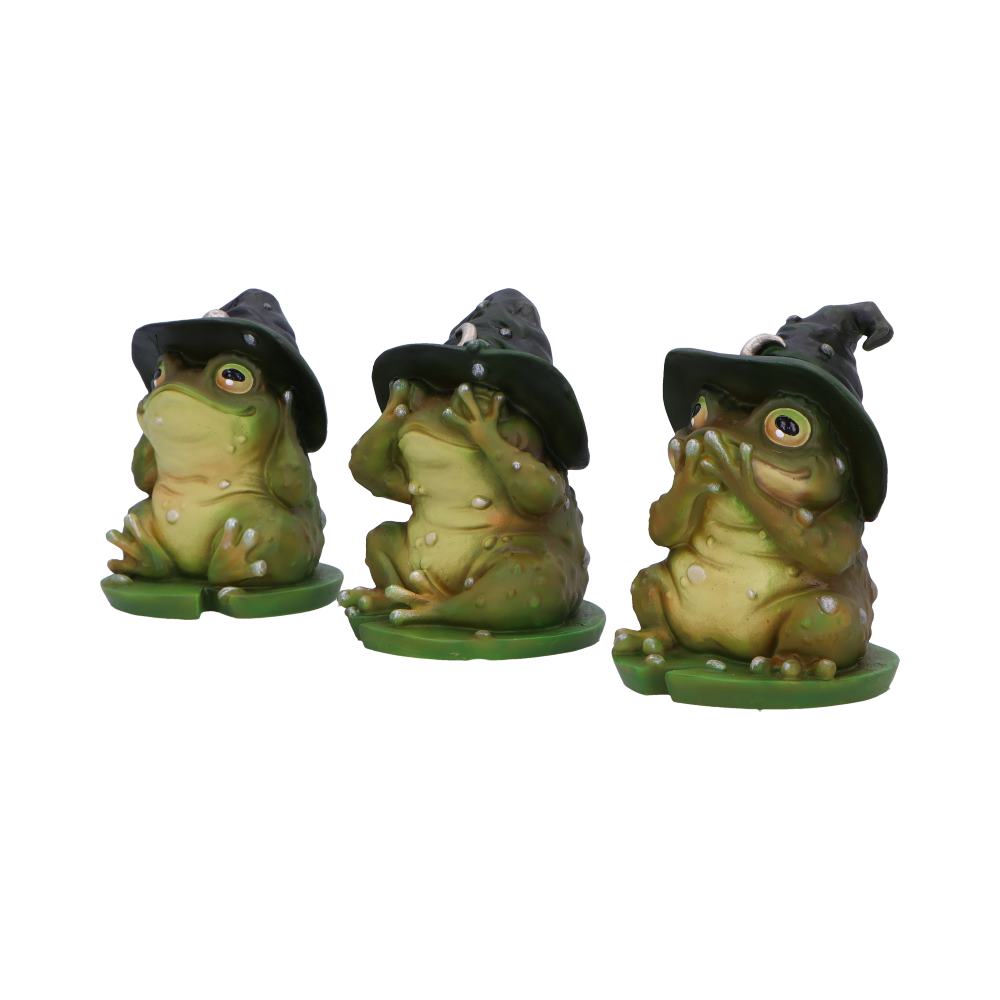 Nemesis Now Three Wise Wizard Toad Figurines – 10.3cm Set of 3