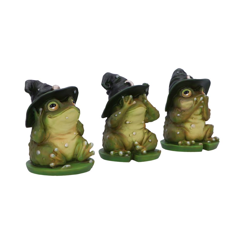 Nemesis Now Three Wise Wizard Toad Figurines – 10.3cm Set of 3