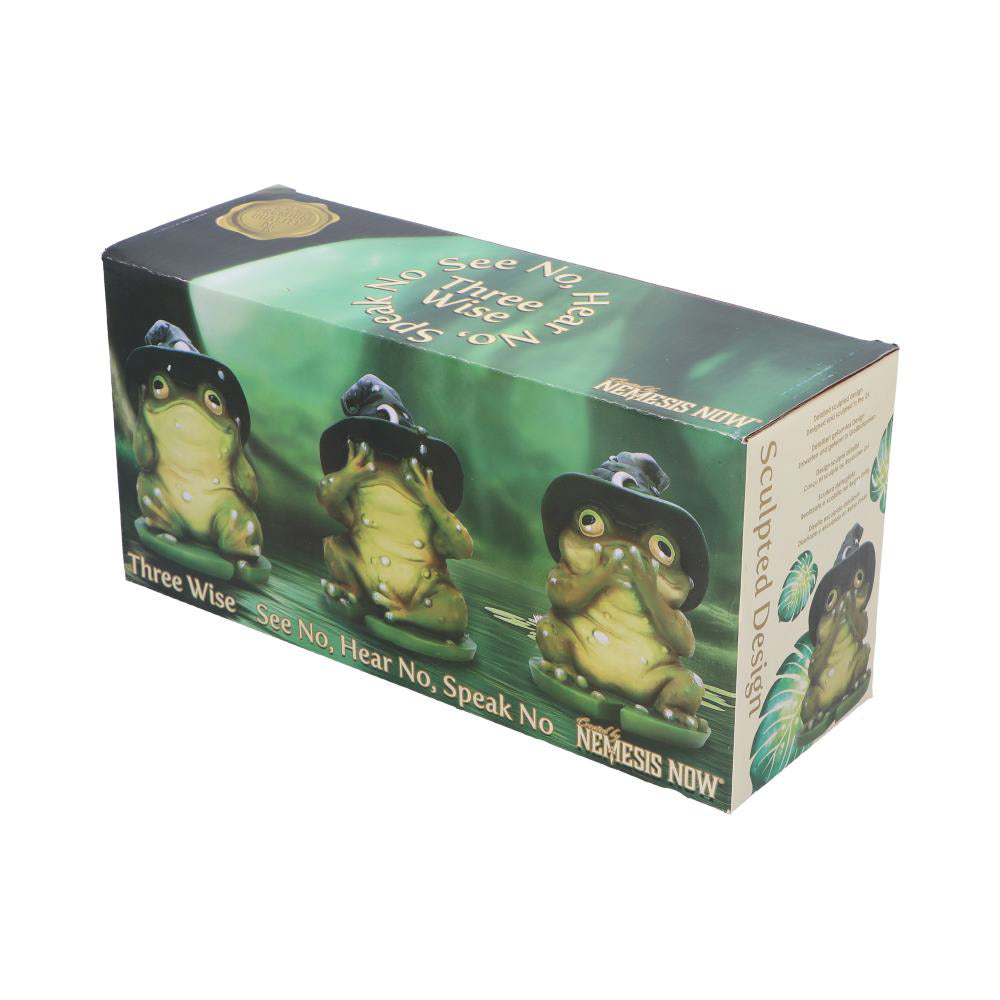 Nemesis Now Three Wise Wizard Toad Figurines – 10.3cm Set of 3