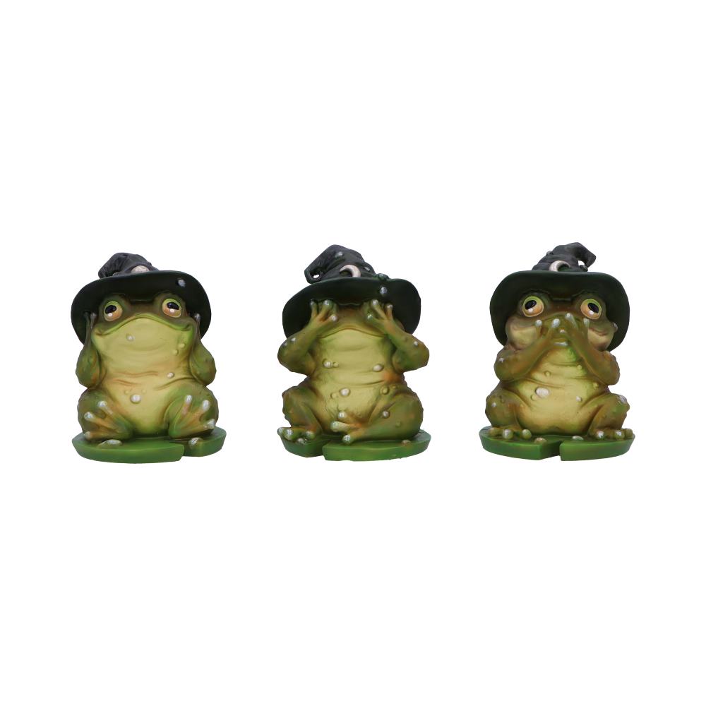 Nemesis Now Three Wise Wizard Toad Figurines – 10.3cm Set of 3