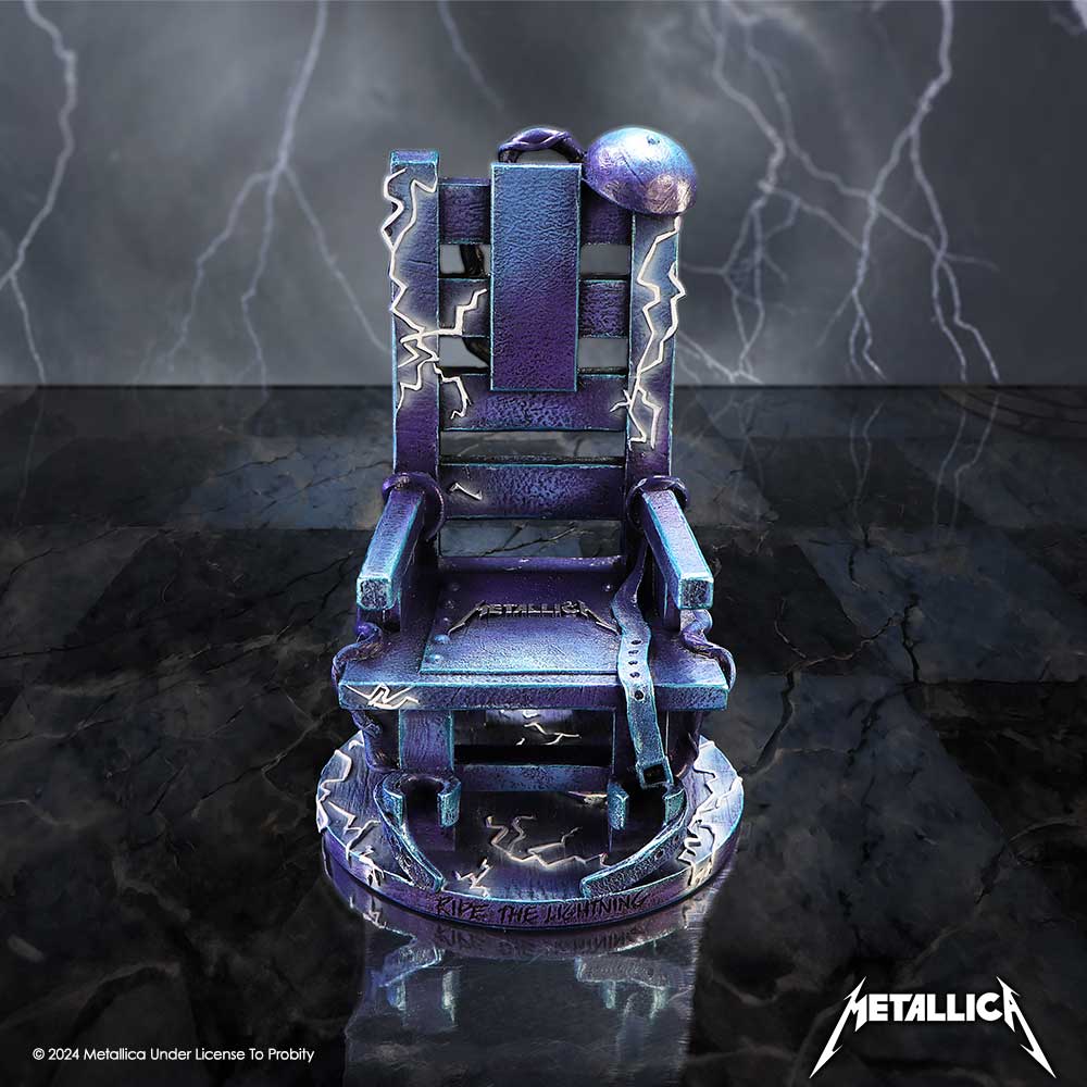 Metallica Ride the Lightning Electric Chair Ornament 15cm | Officially Licensed