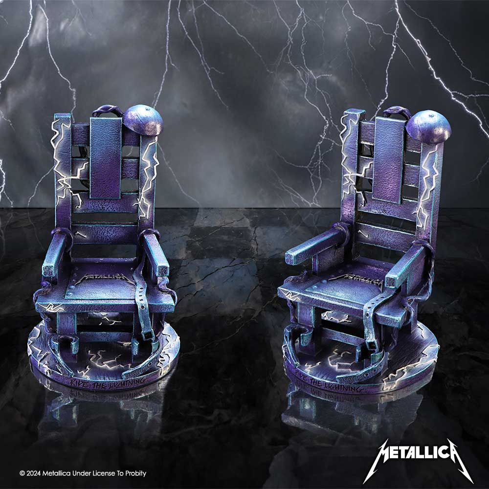 Metallica Ride the Lightning Electric Chair Ornament 15cm | Officially Licensed