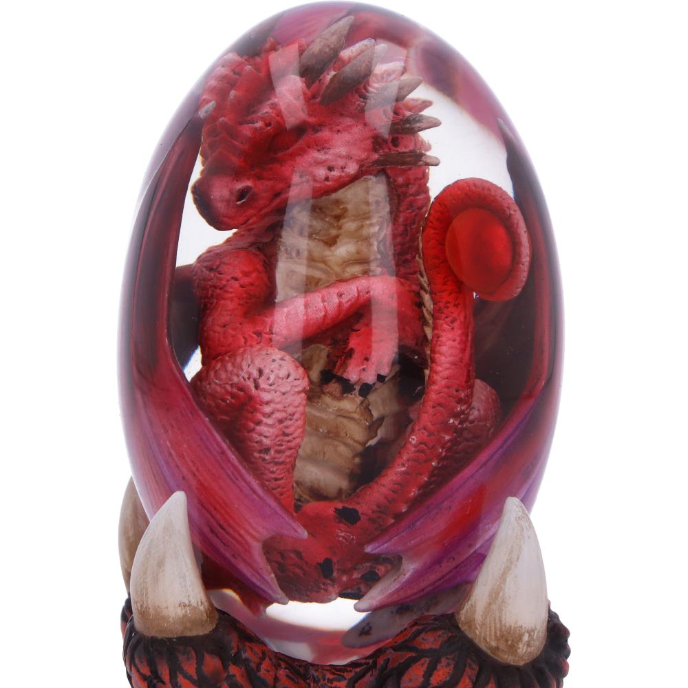 Elemental Dragonlings Fire Dragon Egg Figurine – 12cm