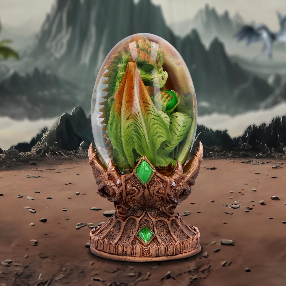 Elemental Dragonlings Earth Dragon Egg Figurine – 12cm