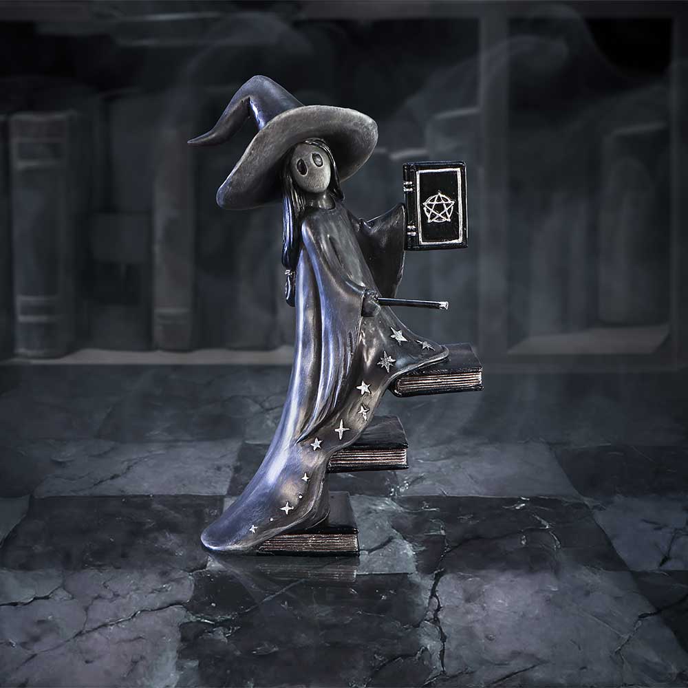 Nemesis Now Little Souls Luna Witch with Books Figurine – 15cm