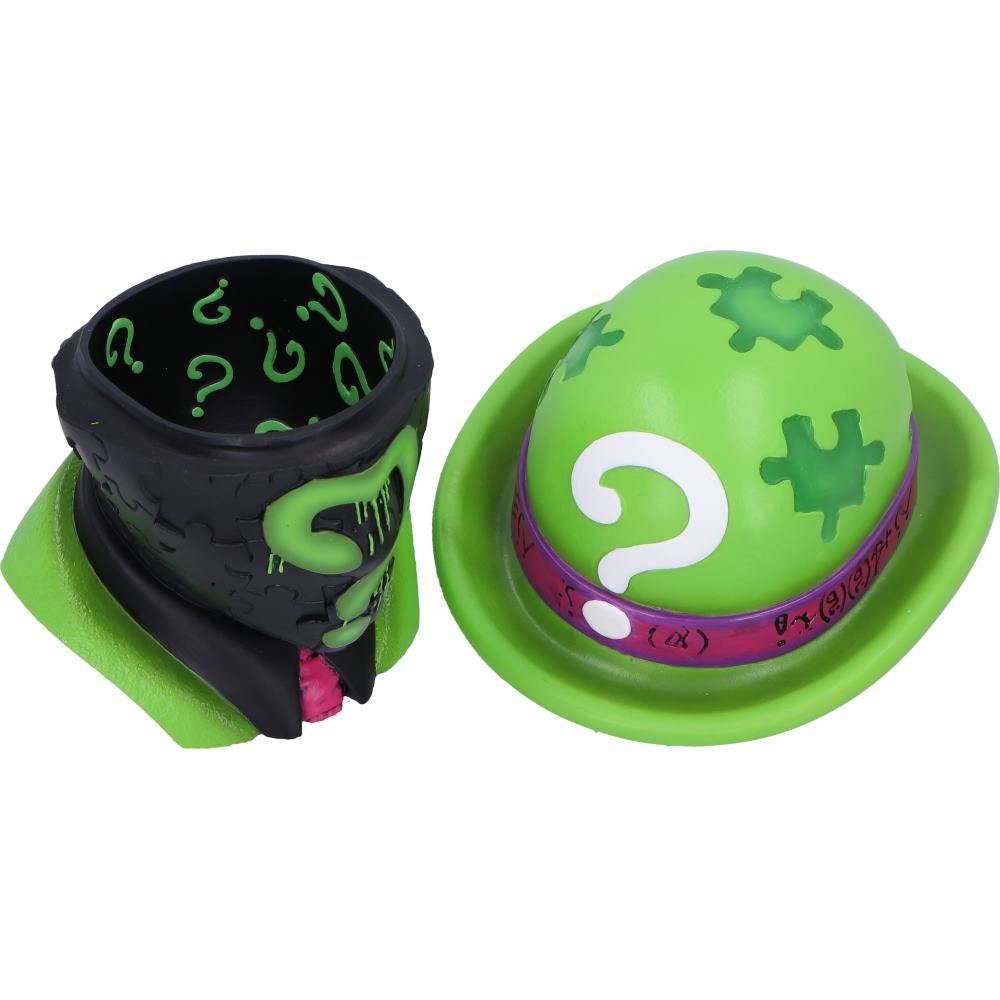 DC Riddler Hat Box with Hidden Compartment, 14.5cm