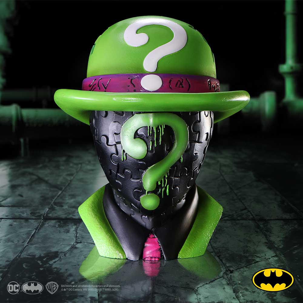 DC Riddler Hat Box with Hidden Compartment, 14.5cm