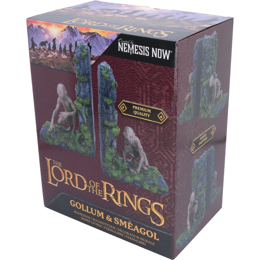 Lord of the Rings Gollum & Sméagol Bookends – Resin Pair