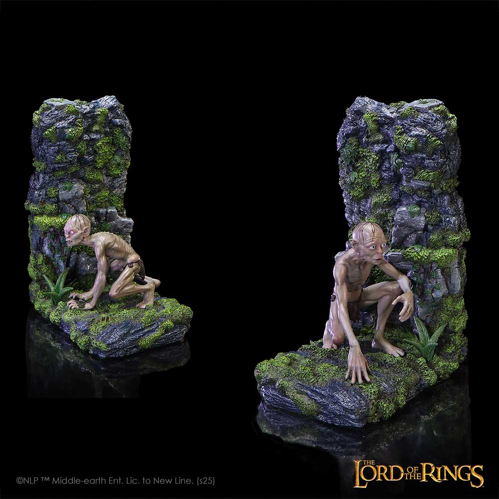 Lord of the Rings Gollum & Sméagol Bookends – Resin Pair
