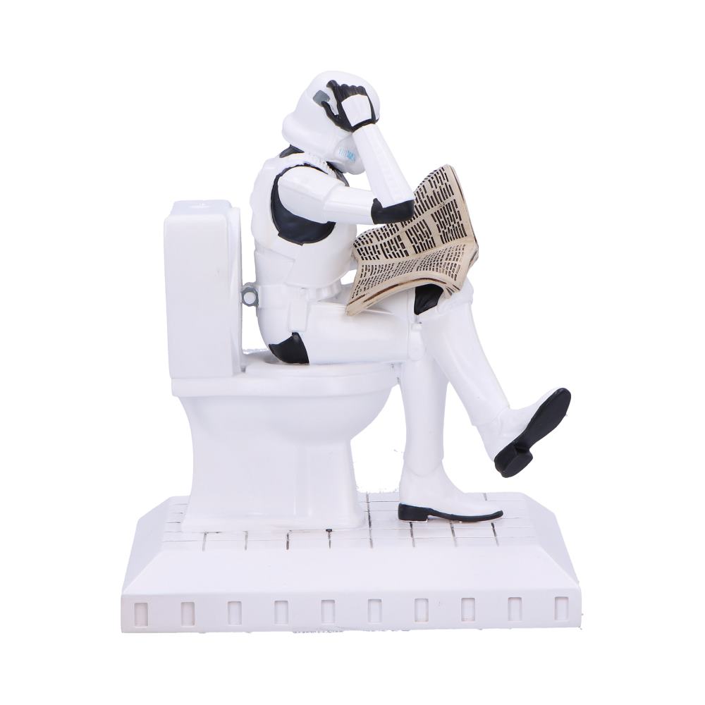 Stormtrooper Pooper Trooper Toilet Figurine 14cm | Nemesis Now