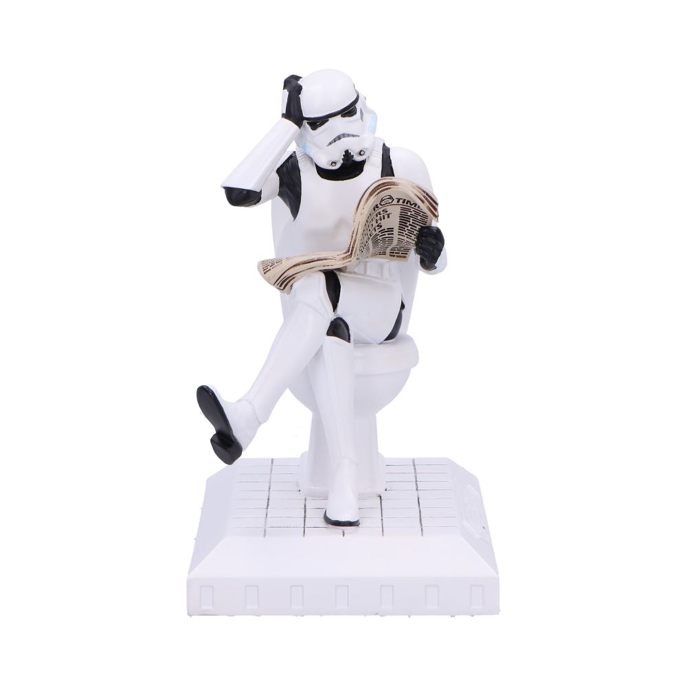 Stormtrooper Pooper Trooper Toilet Figurine 14cm | Nemesis Now