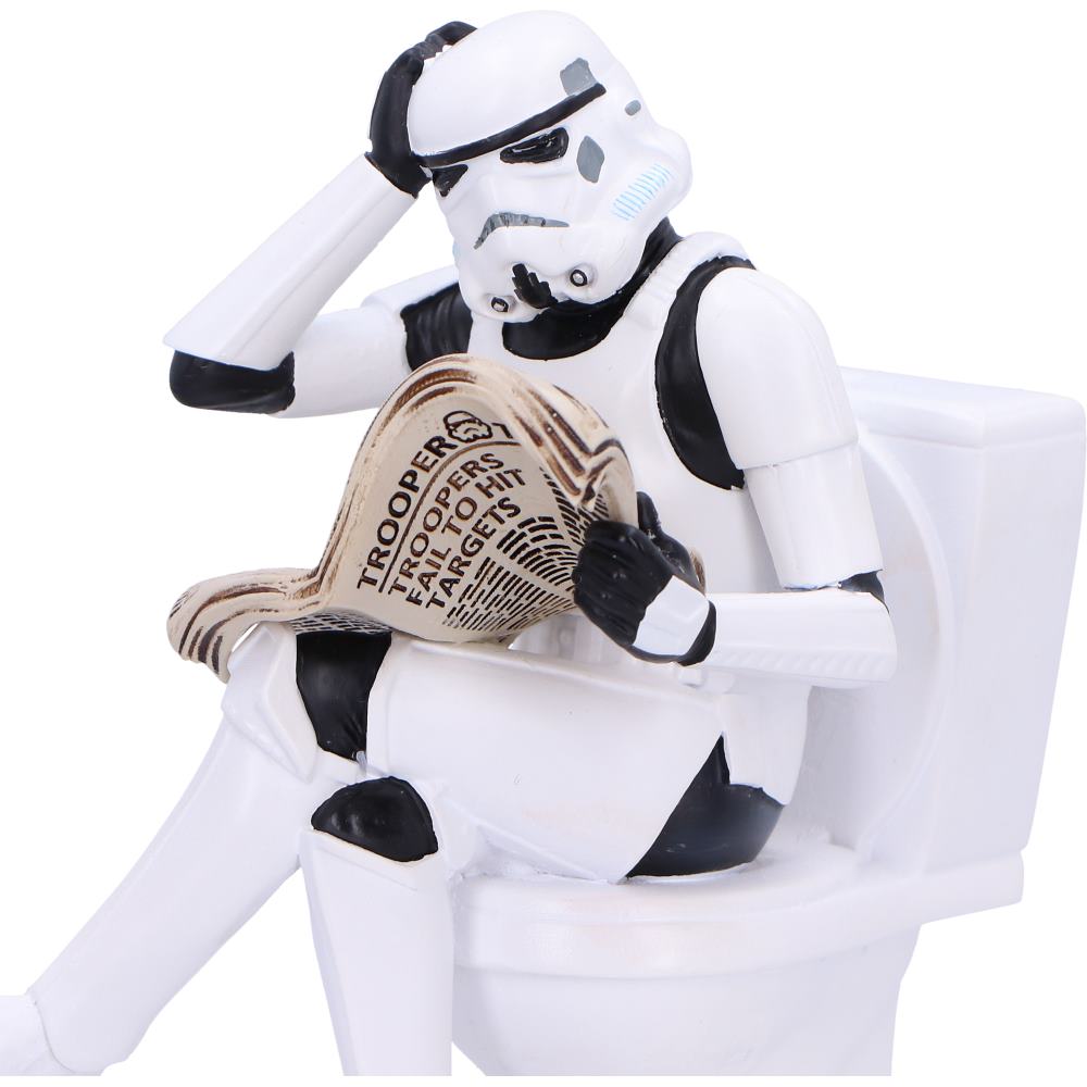 Stormtrooper Pooper Trooper Toilet Figurine 14cm | Nemesis Now