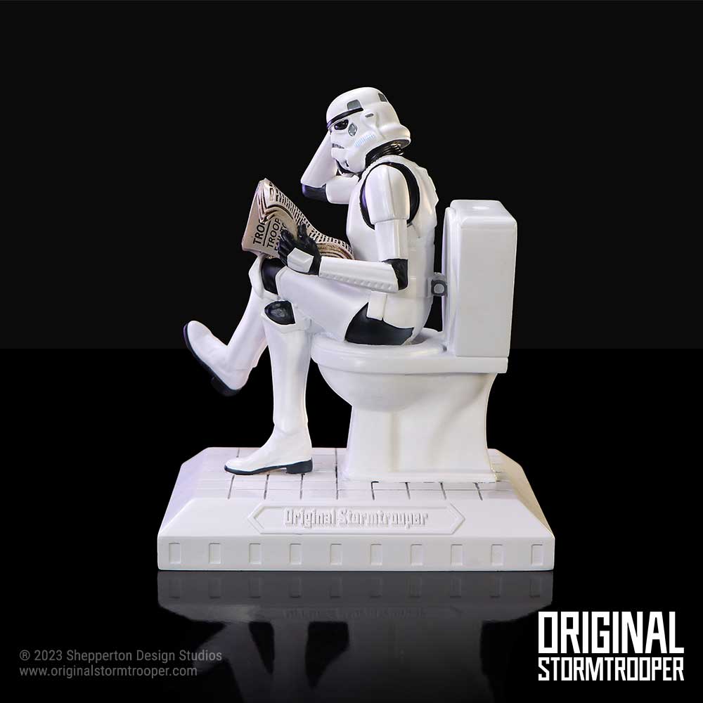 Stormtrooper Pooper Trooper Toilet Figurine 14cm | Nemesis Now