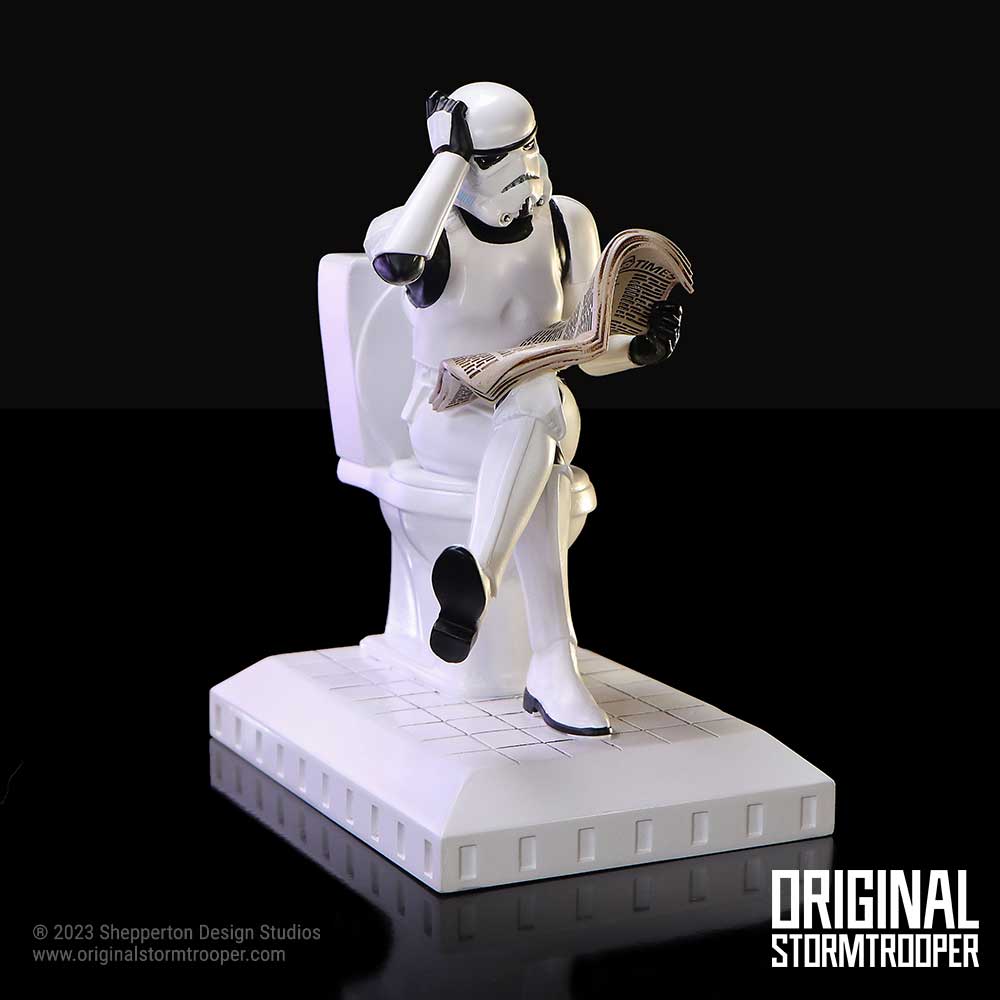 Stormtrooper Pooper Trooper Toilet Figurine 14cm | Nemesis Now