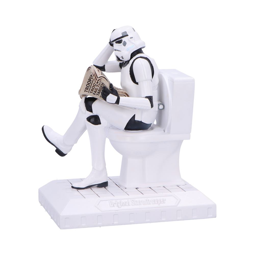 Stormtrooper Pooper Trooper Toilet Figurine 14cm | Nemesis Now