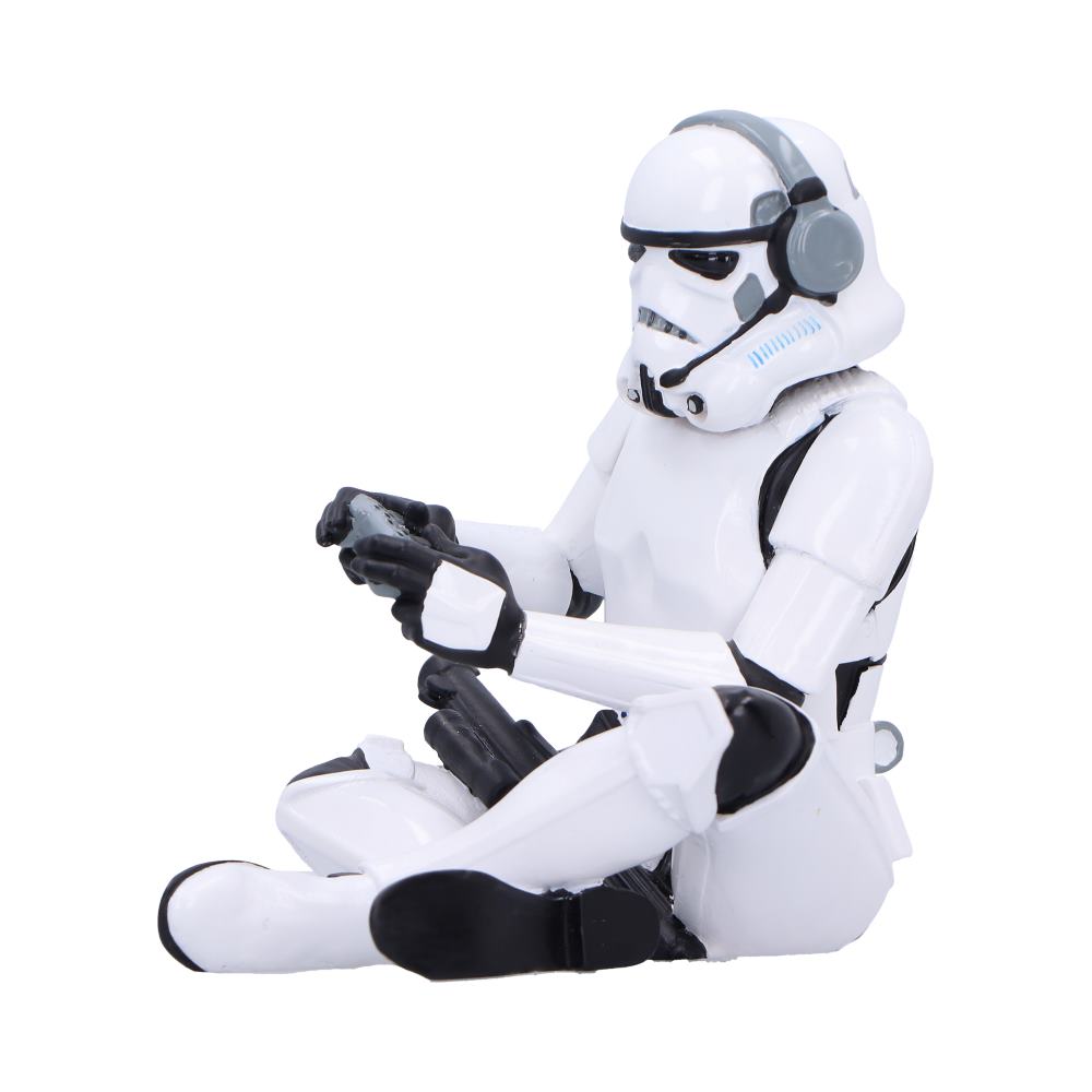 Original Stormtrooper Game On! Gamer Figurine | Official Star Wars Gift | Nemesis Now 9.5cm