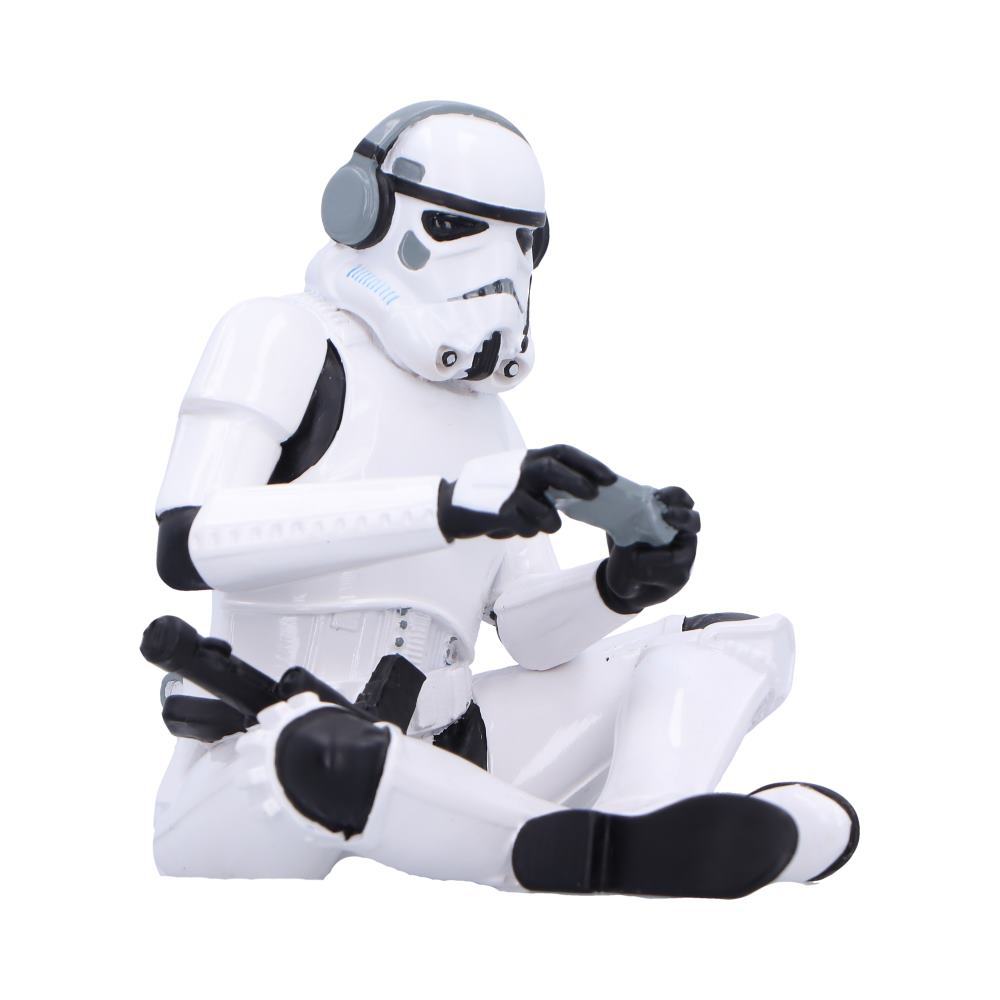 Original Stormtrooper Game On! Gamer Figurine | Official Star Wars Gift | Nemesis Now 9.5cm