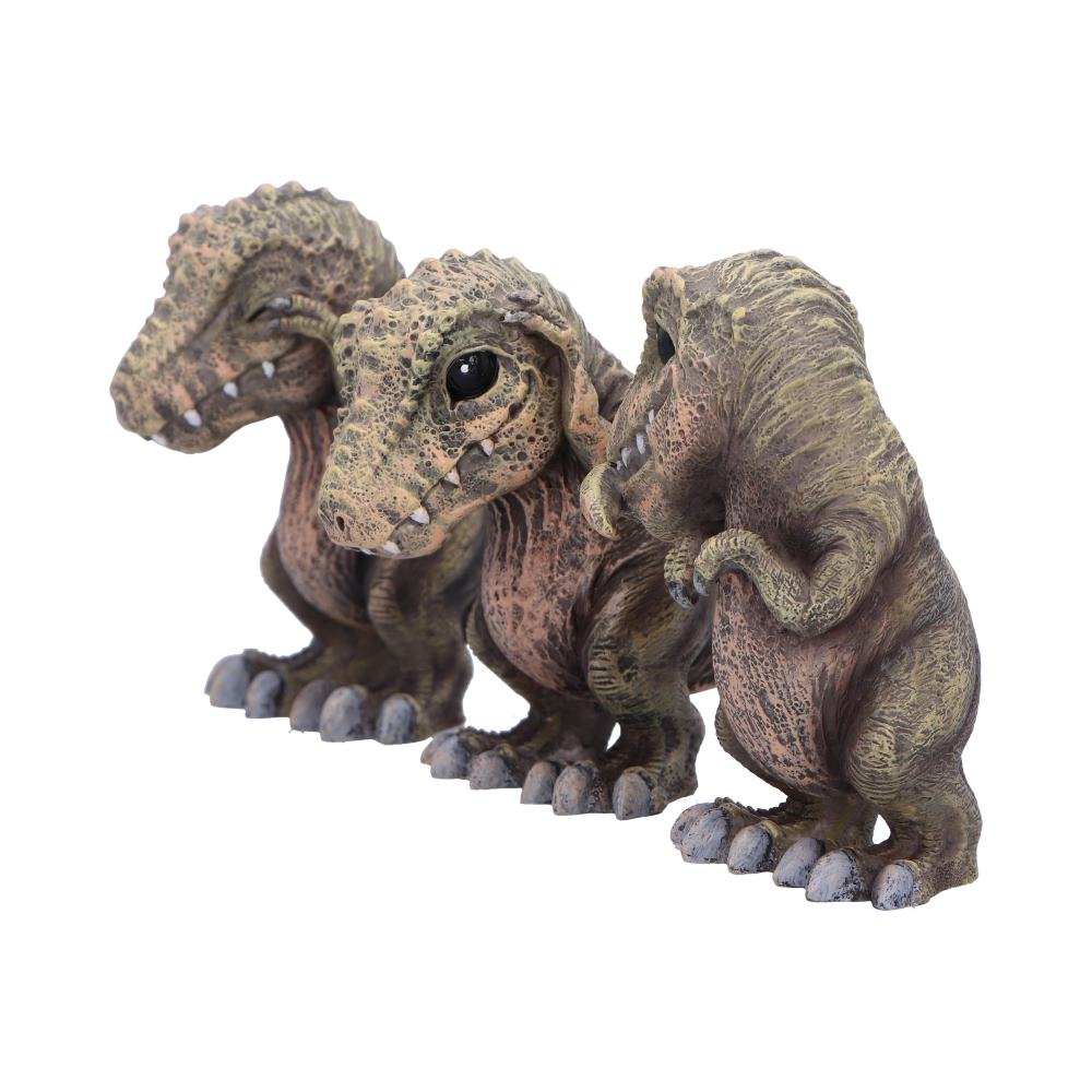 Nemesis Now Three Wise T-Rex Dinosaur Figurines – 9.3cm Set of 3
