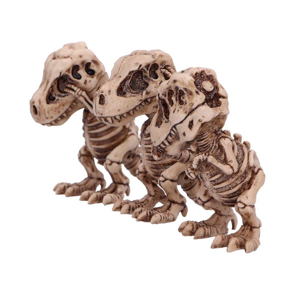 Nemesis Now Three Wise T-Rex Skeleton Figurines – 9.3cm Set of 3