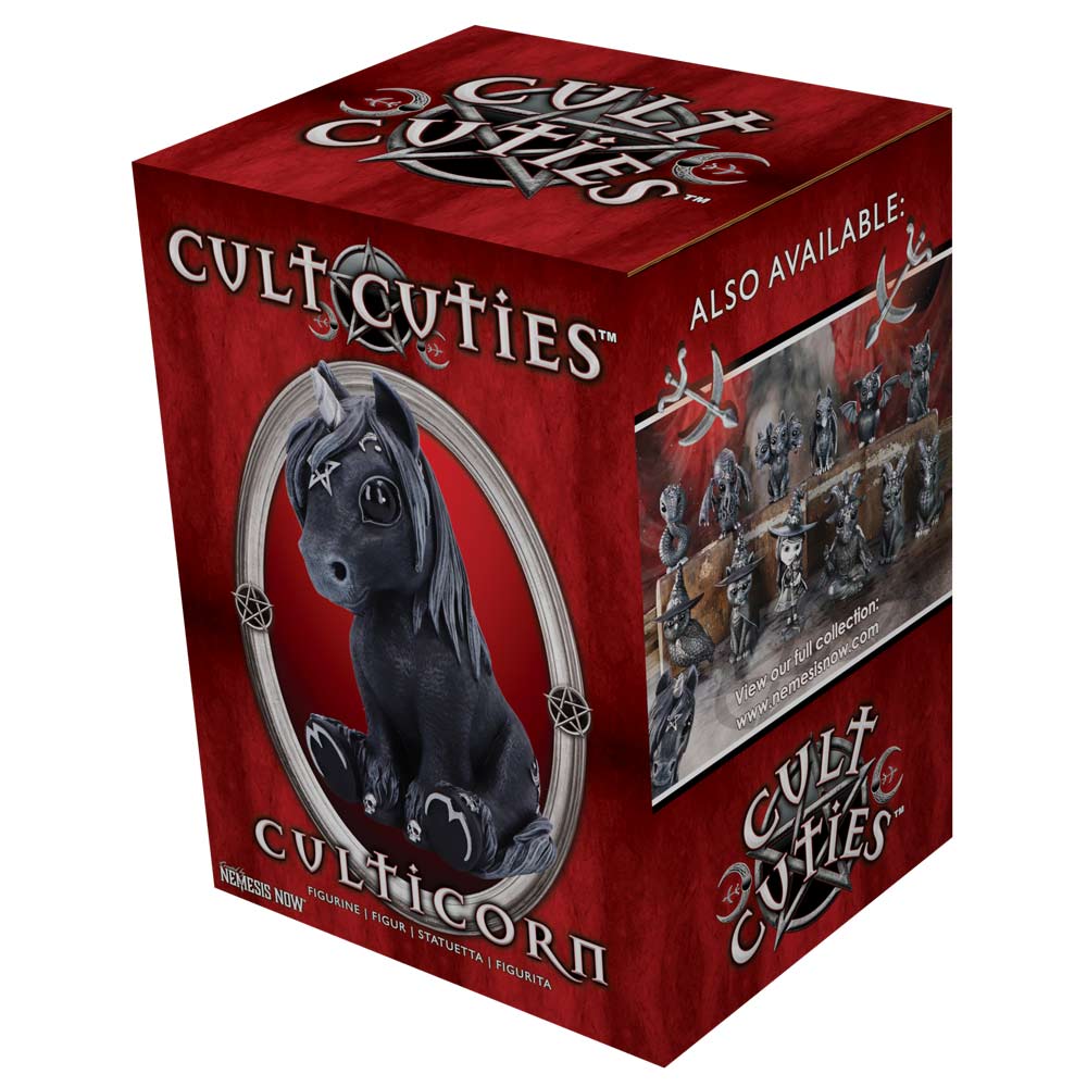 Cult Cuties Culticorn Gothic Unicorn Figurine – Large 24.5cm