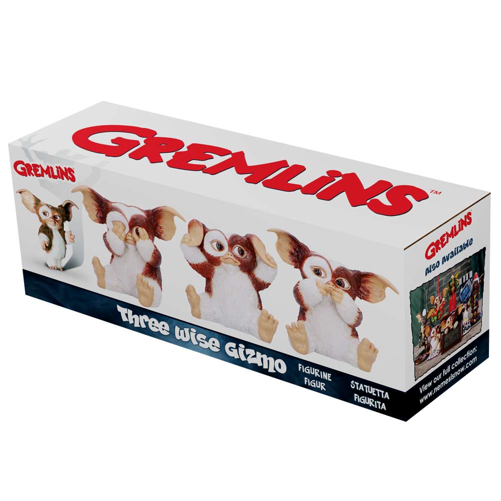Gremlins Three Wise Gizmo Figurine Set of 3 | Nemesis Now