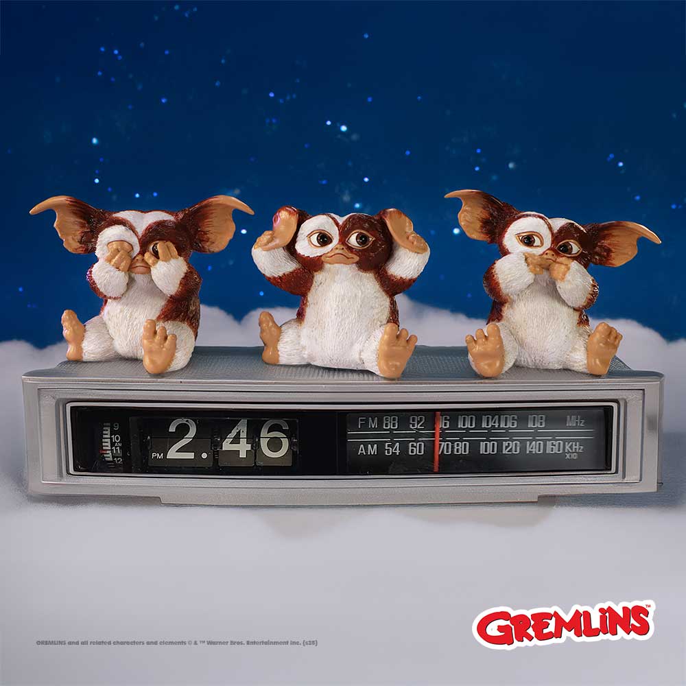 Gremlins Three Wise Gizmo Figurine Set of 3 | Nemesis Now