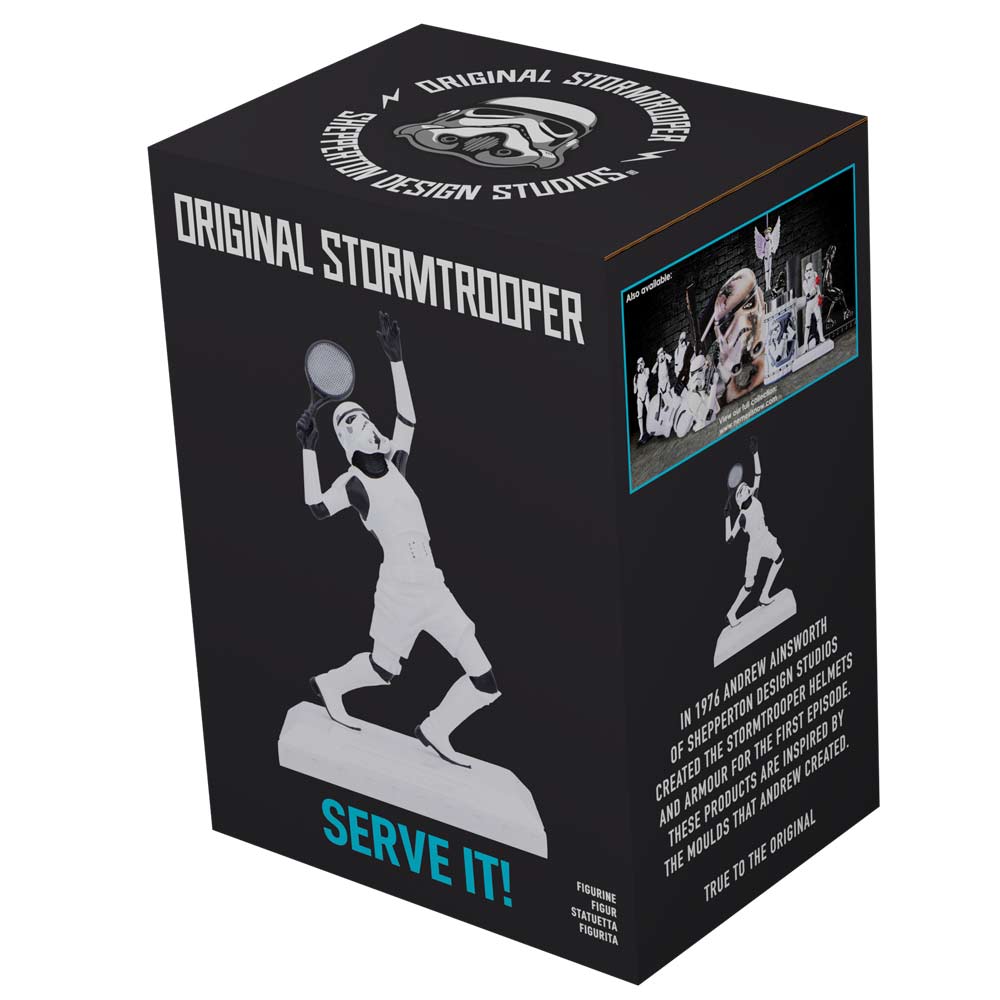 Original Stormtrooper Serve It! Tennis Figurine, 18.8cm