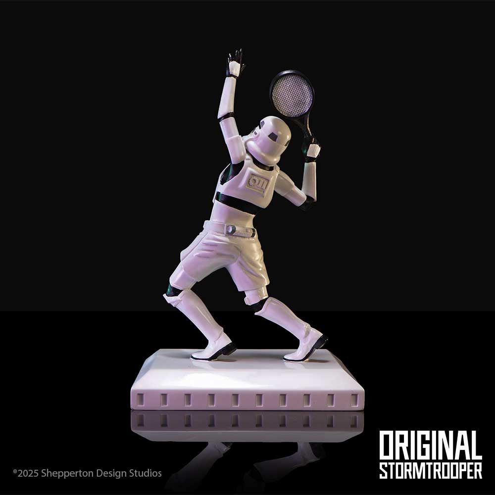 Original Stormtrooper Serve It! Tennis Figurine, 18.8cm