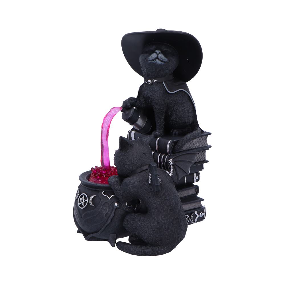 Malpuss & Purrah Curious Cauldron Figurine 18.5cm – Nemesis Now Cult Cuties