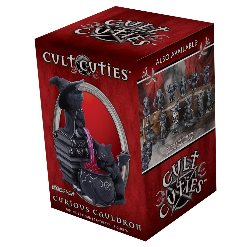 Malpuss & Purrah Curious Cauldron Figurine 18.5cm – Nemesis Now Cult Cuties