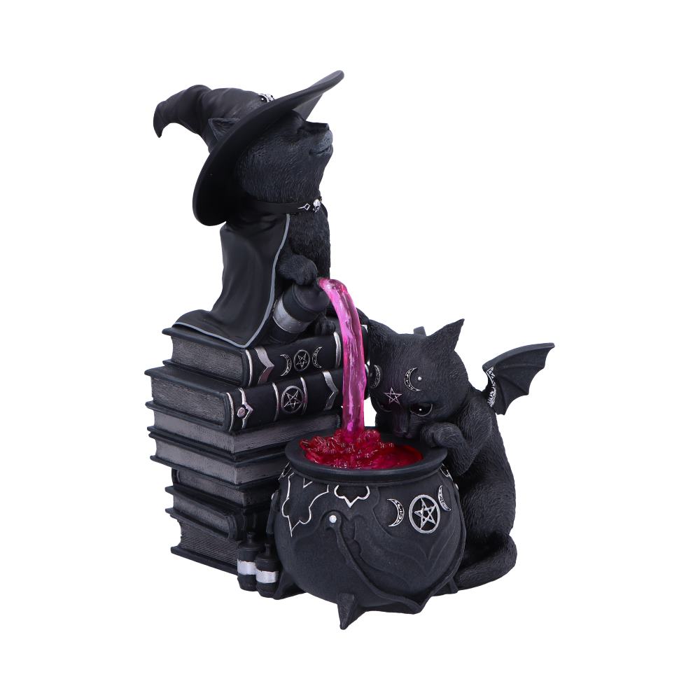 Malpuss & Purrah Curious Cauldron Figurine 18.5cm – Nemesis Now Cult Cuties