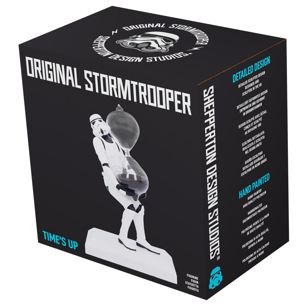 Stormtrooper Time's Up Sand Timer with Removable Hourglass, 17.5cm