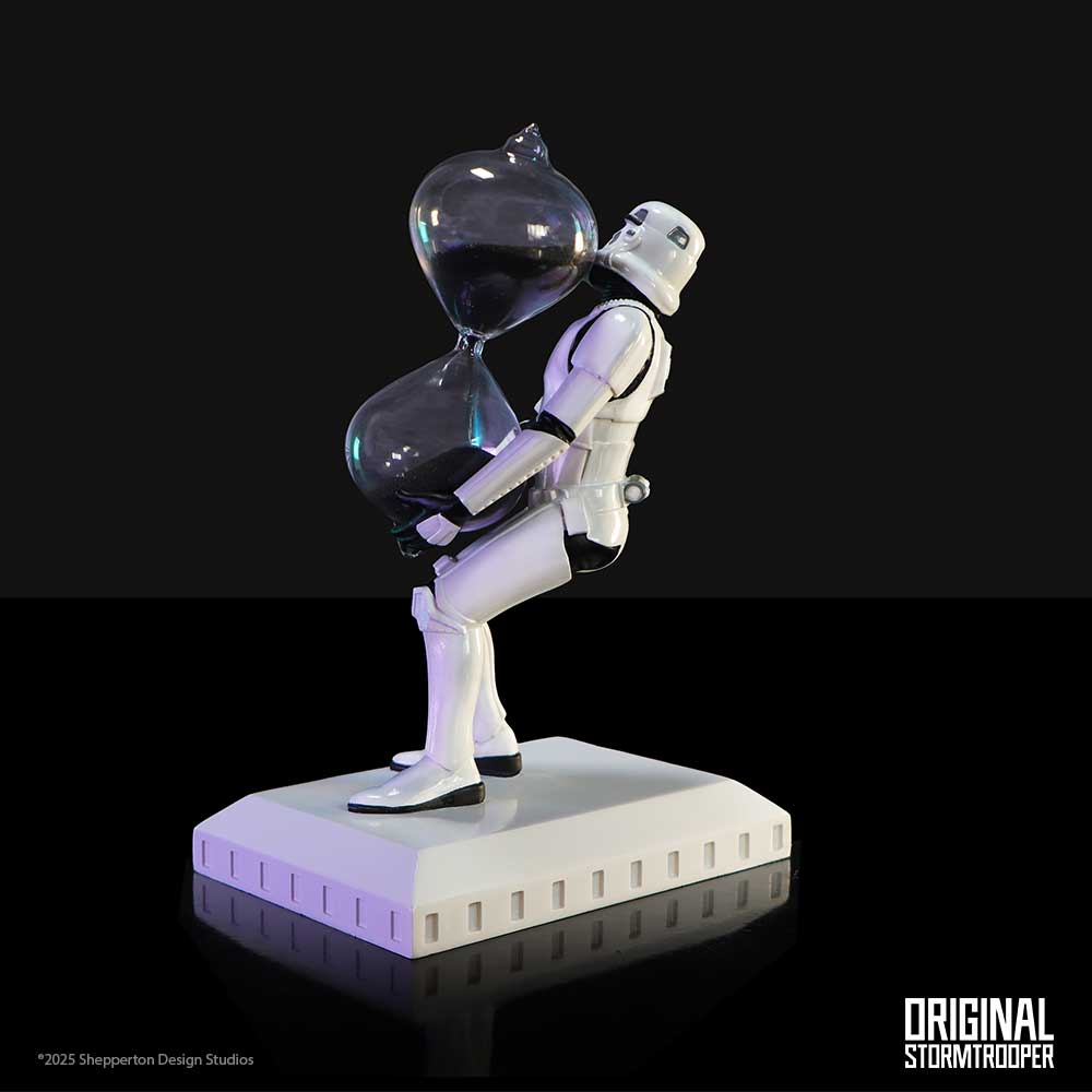 Stormtrooper Time's Up Sand Timer with Removable Hourglass, 17.5cm