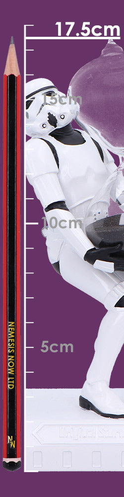 Stormtrooper Time's Up Sand Timer with Removable Hourglass, 17.5cm