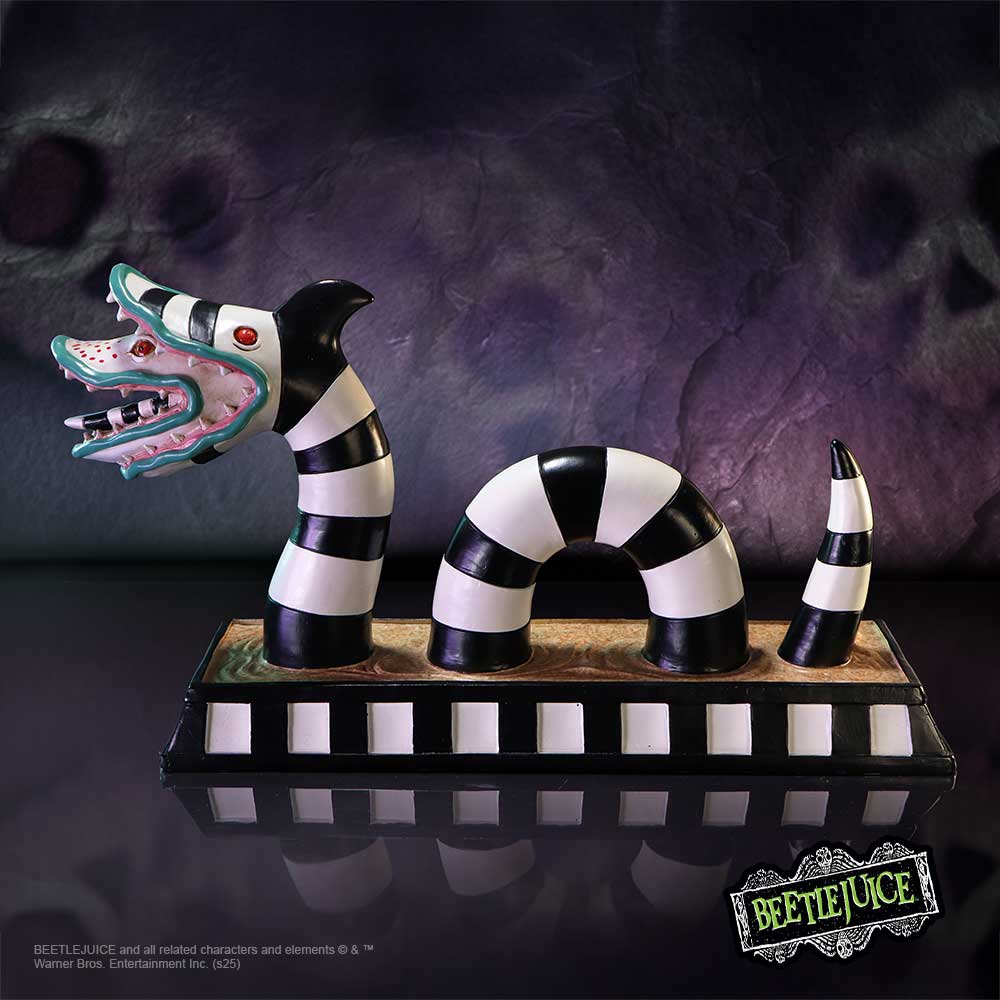 Beetlejuice Two-Headed Sandworm Figurine, 15cm